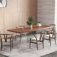 Modern 1/6 Pieces Dining Set Rectangle Pine Wood Dining Table for Kitchen Dining Room