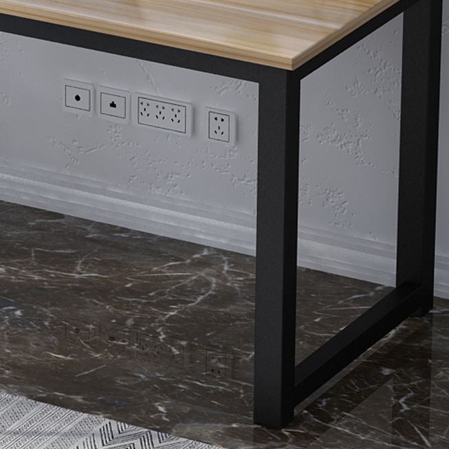 Industrial Style Office Desk Home Writing Artificial Wood Rectangular Desk Clearhalo 'Furniture' 'furniture_office_desk' 'Office Desks' 'Office Furniture' 'office_desk' 1200x1200_c13ed3fc-1dee-4e17-a036-2744ce697c15