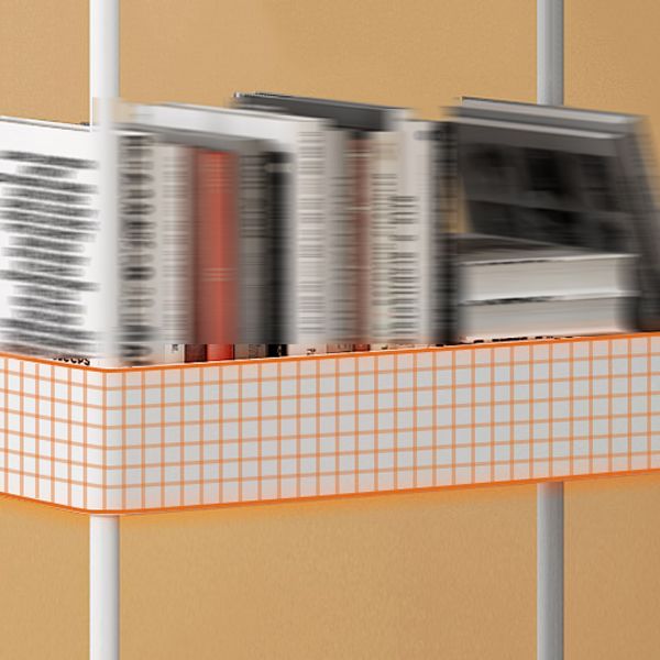 Modern Style Bookshelf Open Shelf Bookcase with Caster Wheels Clearhalo 'Bookcases' 'furn' 'furn_bookcases' 'Furniture' 'furniture_bookcases' 'kitchen' 'kitchen_bookcases' 'Living Room Furniture' 'Office Furniture' 1200x1200_c140f7c9-845c-48be-9e5e-37446f7823eb