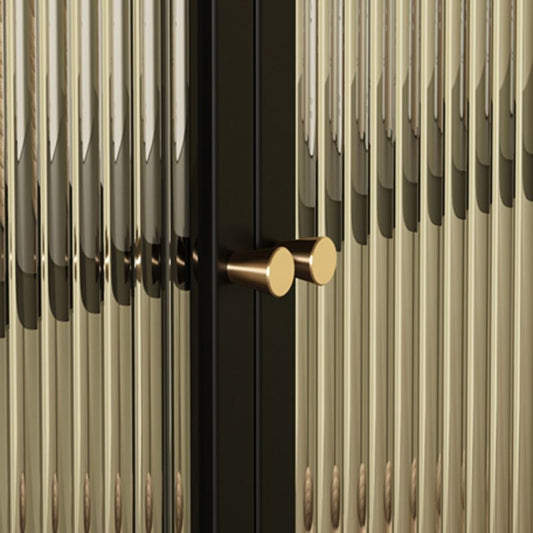 53"H Rectangular Metal Side Board Modern Minimalist Home Sideboard with Door Clearhalo 'buffet_sideboard' 'Buffets & Sideboards' 'furn' 'furn_buffet_sideboard' 'Furniture' 'Kitchen & Dining Furniture' 1200x1200_c14194c1-4f17-439e-a269-3619d61739cb