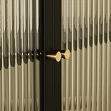 53"H Rectangular Metal Side Board Modern Minimalist Home Sideboard with Door Clearhalo 'buffet_sideboard' 'Buffets & Sideboards' 'furn' 'furn_buffet_sideboard' 'Furniture' 'Kitchen & Dining Furniture' 1200x1200_c14194c1-4f17-439e-a269-3619d61739cb