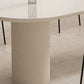 Kitchen Contemporary Dinner Table Double Pedestal Dining Table