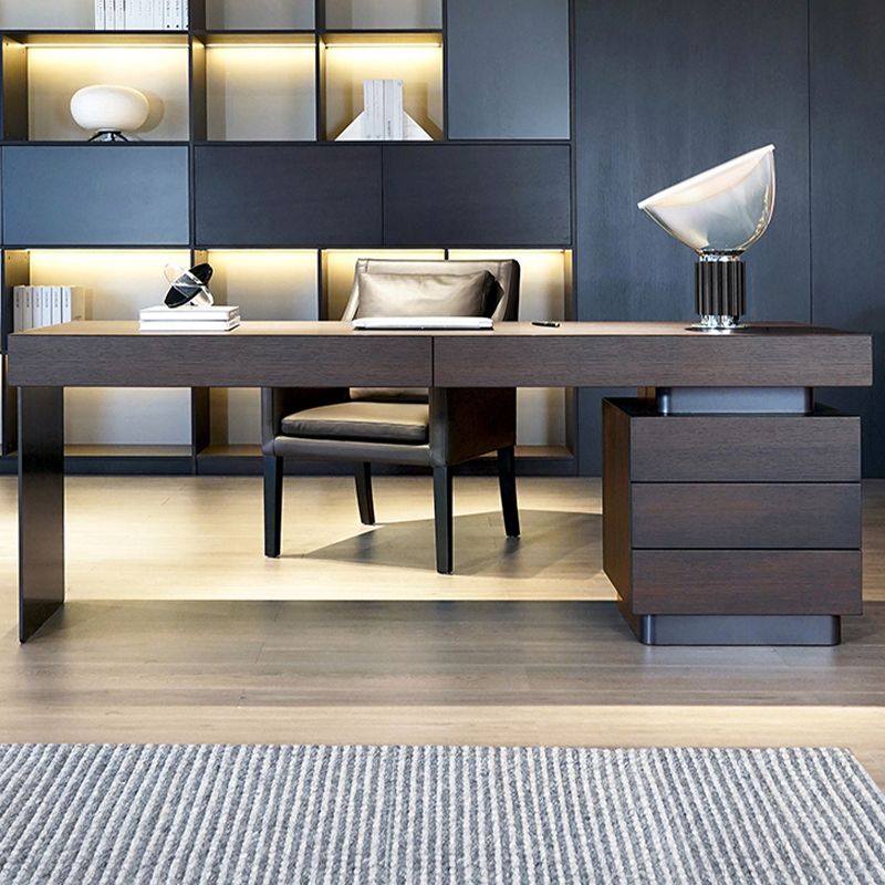 Rectangle Stone Top Bureau bureau de style industriel de style industriel pour le bureau