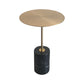 Iron and Marble End Table 11.8" Tall Mid-Century Round Drum Side Table Clearhalo 'Coffee & Accent Tables' 'End & Side Tables' 'end_side_table' 'end_side_tables' 'furn' 'furn_end_side_tables' 'Furniture' 'furniture_end_side_table' 'Living Room Furniture' 1200x1200_c14410dc-baa6-44cc-84f9-ac322329c58f