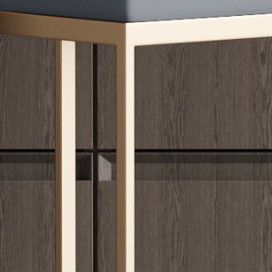 Moderno sgabello imbottito sgabello da bar lombare con poggiapiedi