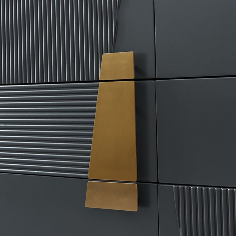 Cassettiera portaoggetti in legno ultramoderna doppia per camera da letto