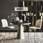 Simple Style Round Pedestal Dining Site Table Stone Dining Room Collection Clearhalo ' dining_table' 'Dining Tables & Seating' 'Dining Tables' 'furn' 'furn_dining_table' 'Furniture' 'furniture_dining_table' 'Kitchen & Dining Furniture' 'kitchen&dining_furn' 'kitchen' 'kitchen_dining_table' 1200x1200_c1489f90-893c-47d4-9efa-38abf25d6c30