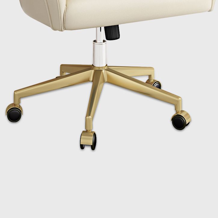 Modern Leather Task Chair Height-adjustable Desk Chair for Office Clearhalo 'furn' 'furn_office_chair' 'Furniture' 'Office Chairs' 'Office Furniture' 'office_chair' 1200x1200_c14995c5-2fd3-40d0-a478-f991358d2f29