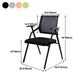 Black Metal Frame Modern Conference Chair Mid Back Computer Office Chair with Arms