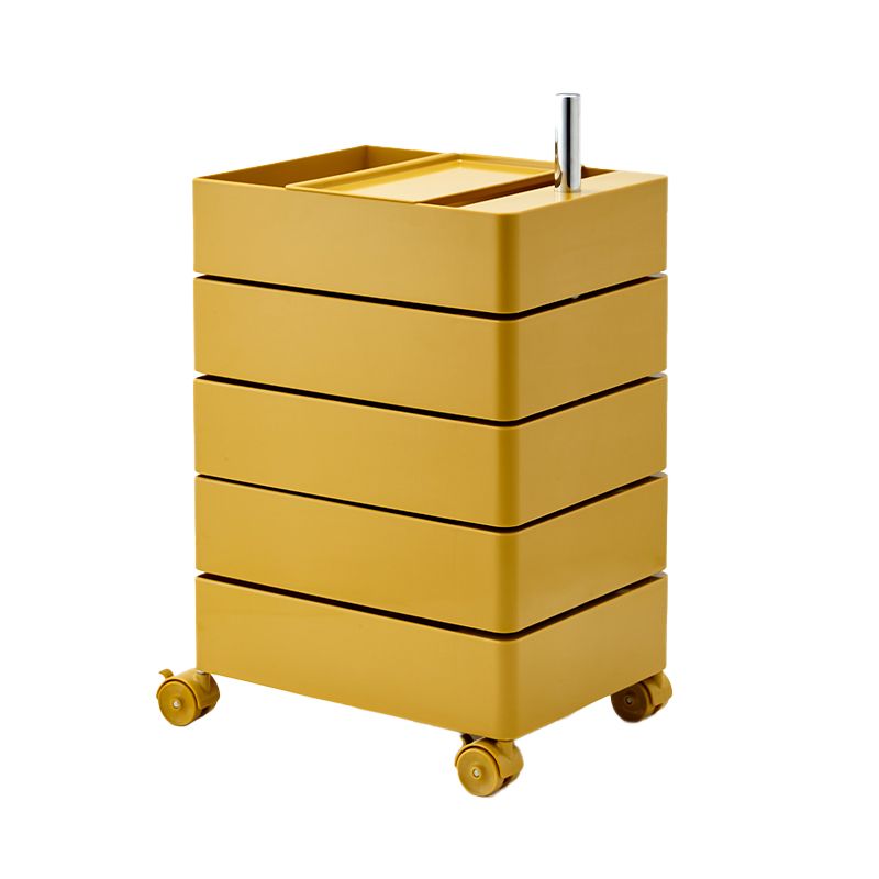 12,5 "W x 24" H moderno comodino di accento di plastica comodino per soggiorno