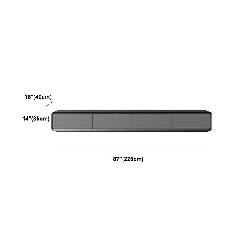 Nordic TV Cabinet Furniture Modern Simple Black Floor TV Cabinet Clearhalo 'furn' 'furn_tv_stands_entertainment_centers' 'Furniture' 'Living Room Furniture' 'TV Stands & Entertainment Centers' 'TV Stands & Media Storage Furniture' 'tv_stands_entertainment_centers' 1200x1200_c14c353f-fe58-43f6-984b-73f2705d8f64