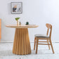 Modern Round Dining Table Natural Solid Wood Base Pedestal Dining Table Clearhalo 'Dining Tables & Seating' 'Dining Tables' 'dining_table' 'furn' 'furn_dining_table' 'Furniture' 'furniture_dining_table' 'Kitchen & Dining Furniture' 'kitchen' 'kitchen_dining_table' 1200x1200_c14e1744-793e-47dd-9b15-2c08f37e175d