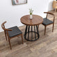Juego de comedor moderno de 1/2/3 piezas, mesa de comedor redonda de madera de pino para comedor
