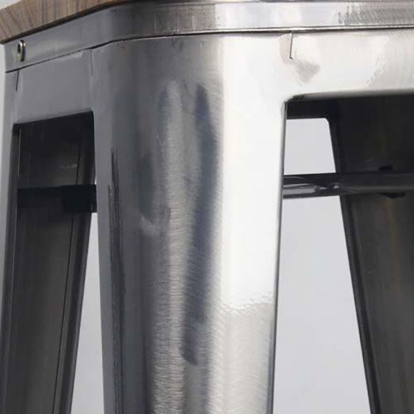 Industrieel plein Backless Bar Stool Metal binnenstoel voor Bristol