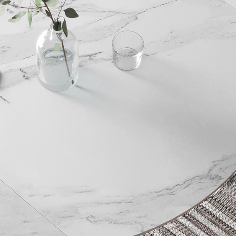 Stone Contemporary Round Dinner Table Matte Finish 4 Legs Table for Home Clearhalo ' dining_table' 'Dining Tables & Seating' 'Dining Tables' 'furn' 'furn_dining_table' 'Furniture' 'furniture_dining_table' 'Kitchen & Dining Furniture' 'kitchen&dining_furn' 'kitchen' 'kitchen_dining_table' 1200x1200_c150c289-2352-460d-9b8a-18f22ef7be9f