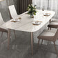 Metal Contemporary Rectangular Dining Table Sintered Stone Table with 4 Legs Clearhalo ' dining_table' 'Dining Tables & Seating' 'Dining Tables' 'furn' 'furn_dining_table' 'Furniture' 'furniture_dining_table' 'Kitchen & Dining Furniture' 'kitchen&dining_furn' 'kitchen' 'kitchen_dining_table' 1200x1200_c1530402-c725-423f-9791-6e819eba2cdb