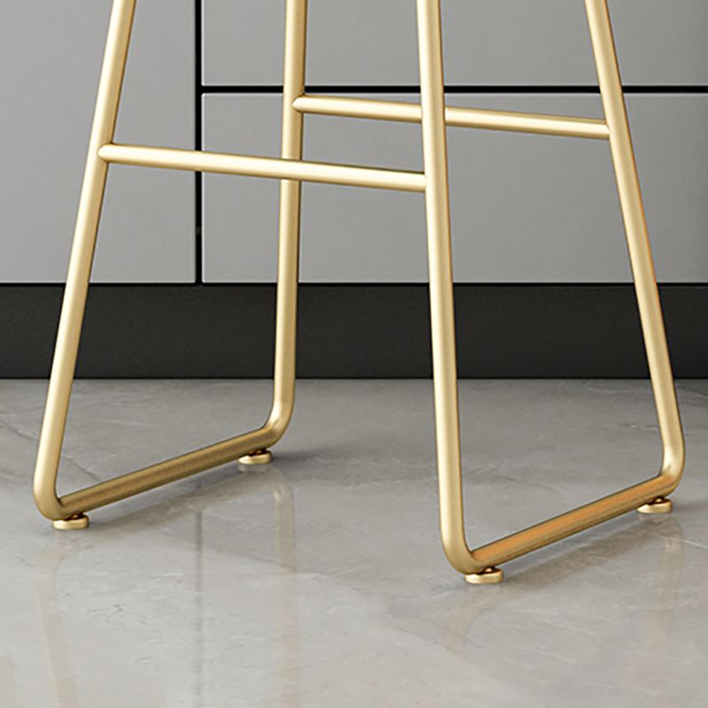 Glam Dessert Shop Footrest Stool Matte Finish Velvet Bar Stool Clearhalo 'Bar Furniture' 'Bar Stools' 'bar_stools' 'furn' 'furn_bar_stools' 'Furniture' 'furniture_bar_stools' 'Kitchen & Dining Furniture' 1200x1200_c153ffe8-fe12-48be-ad66-558b2cf81300