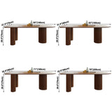 Contemporary Style Home Solid Wood Dining Table Freeform Table with 3 Legs Base Clearhalo ' dining_table' 'Dining Tables & Seating' 'Dining Tables' 'furn' 'furn_dining_table' 'Furniture' 'furniture_dining_table' 'Kitchen & Dining Furniture' 'kitchen&dining_furn' 'kitchen' 'kitchen_dining_table' 1200x1200_c15419f9-6f26-4ea7-93a6-2d7be80f4c4b
