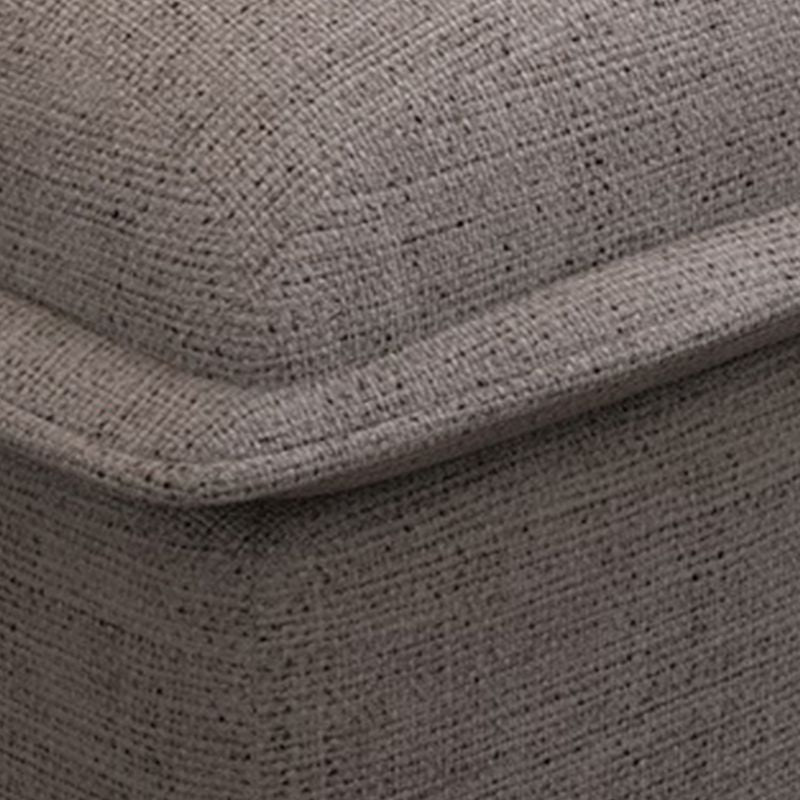 Moderno lino a 4 posti sezionale al braccio inclinato