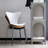 Modern Armless Side Chair Manufactured Wood Stackable Dining Chairs