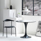 Round Solid Wood Four-Color Dining Table Simplicity Tulip Base Table for Dining Room Clearhalo ' dining_table' 'Dining Tables & Seating' 'Dining Tables' 'furn' 'furn_dining_table' 'Furniture' 'furniture_dining_table' 'Kitchen & Dining Furniture' 'kitchen&dining_furn' 'kitchen' 'kitchen_dining_table' 1200x1200_c1632e27-cc02-40fe-af22-c57e3c0f4623