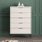 Modern Accent Chest with Soft Close Drawers 15.74" Wide Pine Chest