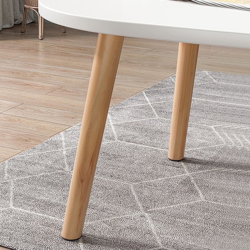 Modern Style Wooden 4-legs Base Top Coffee Table for Living Room Clearhalo 'Coffee & Accent Tables' 'Coffee Tables' 'coffee_tables' 'furn' 'furn_coffee_tables' 'Furniture' 'furniture_coffee_tables' 'Living Room Furniture' 1200x1200_c169081c-f8ab-4f13-aa07-8a0ac5de0a10