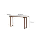 Rectangle Shape Contemporary Console Table Walnut/Ash Console Sofa Table
