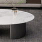 Glam Slate Coffee Cocktail Table Frame Oval Coffee Table for Home Clearhalo 'Coffee & Accent Tables' 'Coffee Tables' 'coffee_tables' 'furn' 'furn_coffee_tables' 'Furniture' 'Living Room Furniture' 1200x1200_c16d74f5-433f-4981-9017-cc5e81454458
