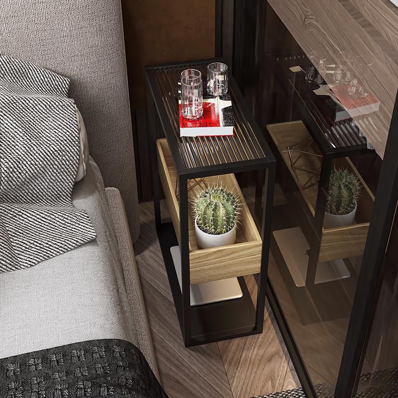 Mortore moderno moderno da comodino moderno da 17,72 pollici.