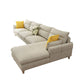 Slipcovered Fabric Sofa and Chaise 3/4-seater Pillow Top Arm Settee Furniture Clearhalo 'furn' 'furn_sectionals' 'Furniture' 'furniture_sectionals' 'kitchen' 'kitchen_sectionals' 'Living Room Furniture' 'Sectionals' 1200x1200_c16fb2ed-0d8b-4ff5-bc39-05927a5e8a59