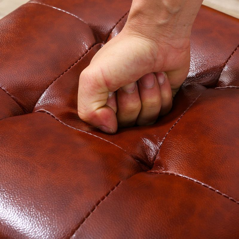 Yellow Modern Standard Stain Resistant Square Indoor Standard Clearhalo 'furn' 'furn_ottomans_poufs' 'Furniture' 'Living Room Furniture' 'Ottomans & Poufs' 'ottomans_poufs' 1200x1200_c16fe726-b60d-4945-baa2-dcae8edf87ad