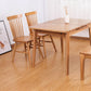 Rustic Style Armless Dining Chairs Beech Slat Back Side Chair with Wood Legs Clearhalo ' kitchen&dining_furn' 'Dining Chairs' 'Dining Tables & Seating' 'dining_chair' 'furn' 'furn_dining_chair' 'Furniture' 'furniture_dining_chair' 'Kitchen & Dining Furniture' 'kitchen' 1200x1200_c17031b0-c570-447e-97e5-09b5abd4336d