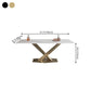 Metal Traditional Luxury Rectangle Table White Sintered Stone Indoor Table for Kitchen Clearhalo ' dining_table' 'Dining Tables & Seating' 'Dining Tables' 'furn' 'furn_dining_table' 'Furniture' 'furniture_dining_table' 'Kitchen & Dining Furniture' 'kitchen&dining_furn' 'kitchen' 'kitchen_dining_table' 1200x1200_c170eb33-3686-43c3-821a-a7db46251923