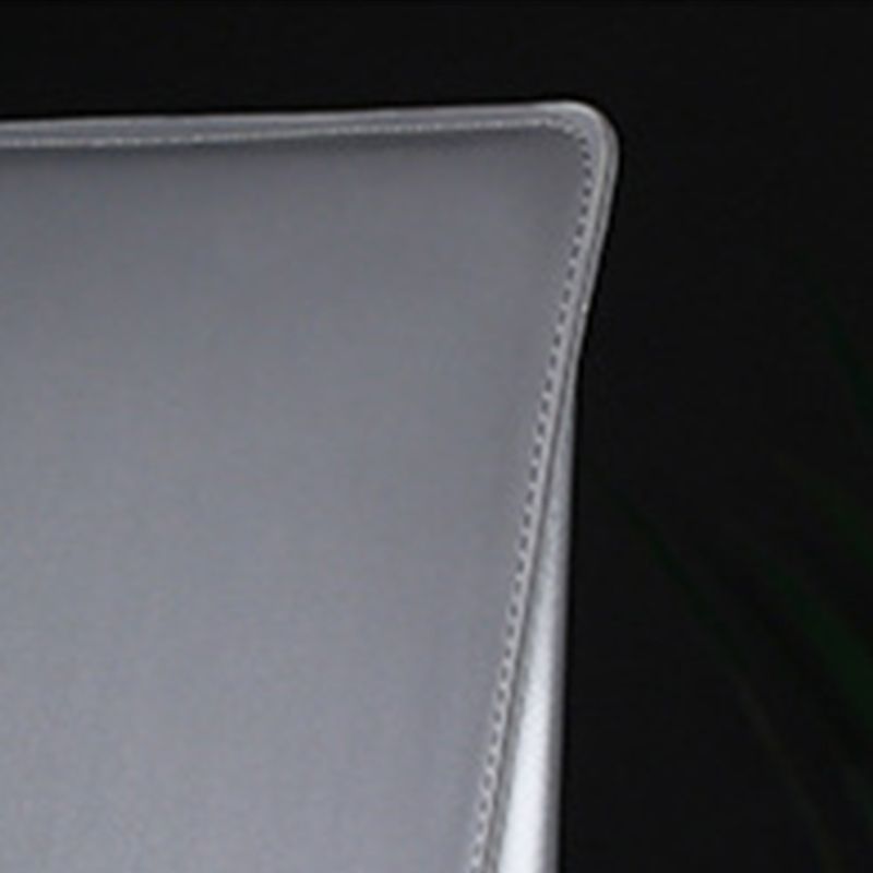 Faux Leather Contemporary Home Side Chair Matte Finish Solid Back Dining Chair