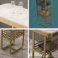 White Stone Bar Table Traditional Luxury Rectangle Bar Dining Table with Sled Base Clearhalo 'Bar Furniture' 'Bar Tables' 'bar_tables' 'furn' 'furn_bar_tables' 'Furniture' 'furniture_bar_tables' 'Kitchen & Dining Furniture' 1200x1200_c1728dfd-dd98-49de-9fb8-5e8d4f3eaf43
