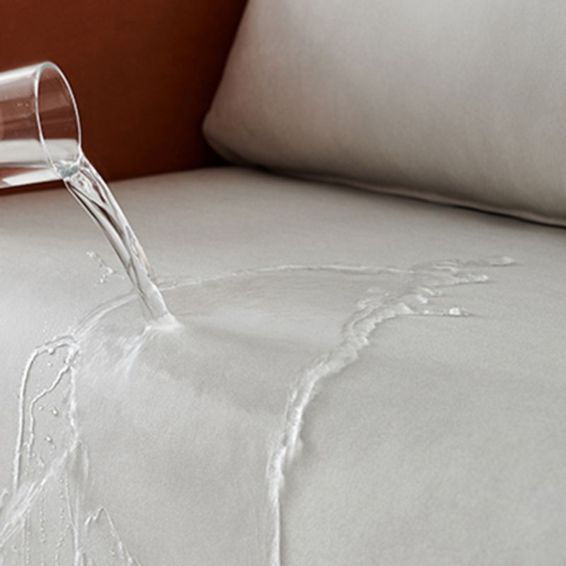 3 plazas 29.5 "H Faux Faux Leather Square Arm Sofá para sala de estar