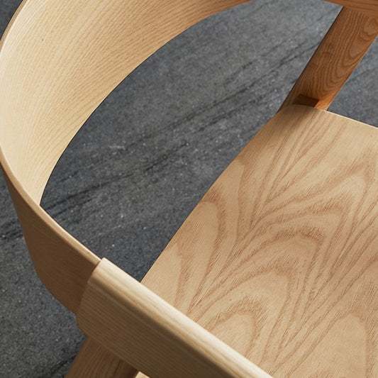 Tabourets de comptoir en bois brun