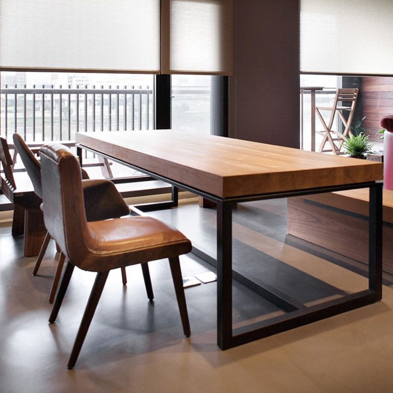 29.53 "H Desk Office Wood Wood Contemporáne de escritura de estilo contemporáneo para la oficina en casa