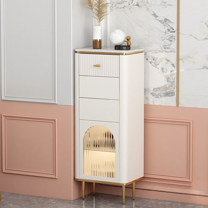 Eigentijdse opbergkast dressoir stenen top opbergkist 11.81-inch w