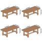 Rectangle Table Dining Table Simplicity Dinner Room Solid Wood Table with 4 Legs Base Clearhalo ' dining_table' 'Dining Tables & Seating' 'Dining Tables' 'furn' 'furn_dining_table' 'Furniture' 'furniture_dining_table' 'Kitchen & Dining Furniture' 'kitchen&dining_furn' 'kitchen' 'kitchen_dining_table' 1200x1200_c17e0292-4216-4ed7-b3f4-410de4516490