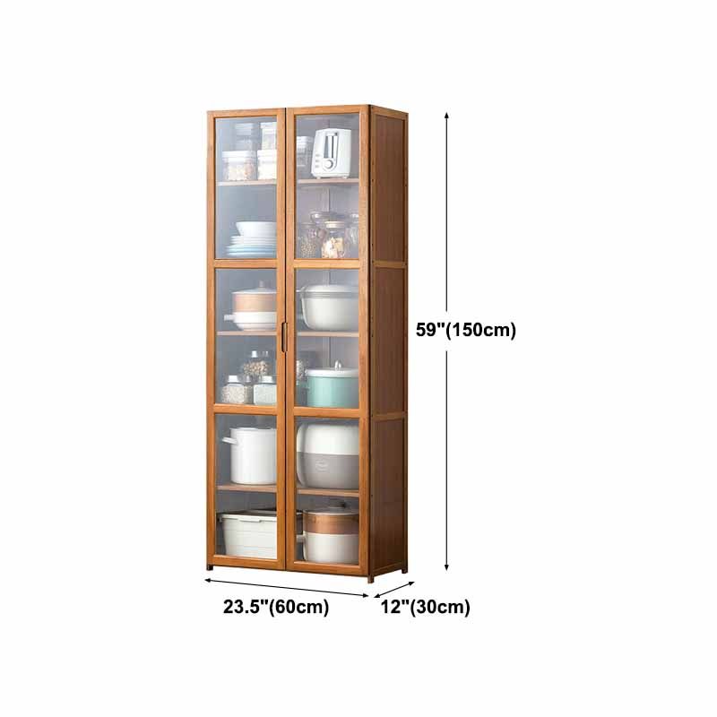 Modern Solid Wood Sideboard Table 30-inch Sideboard in Brown Clearhalo 'buffet_sideboard' 'Buffets & Sideboards' 'furn' 'furn_buffet_sideboard' 'Furniture' 'furniture_buffet_sideboard' 'Kitchen & Dining Furniture' 1200x1200_c17e994f-8bfe-4cd4-bb08-4db8f2b72d2e