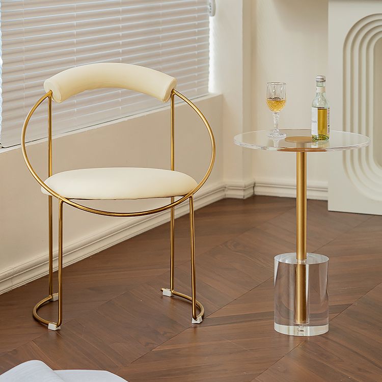 Clear Acrylic Round End Table 20" Tall Pedestal Sofa Side Accent Table Clearhalo 'Coffee & Accent Tables' 'End & Side Tables' 'end_side_tables' 'furn' 'furn_end_side_tables' 'Furniture' 'Living Room Furniture' 1200x1200_c17f843b-b88f-459c-a9f9-31d4e3062dcb