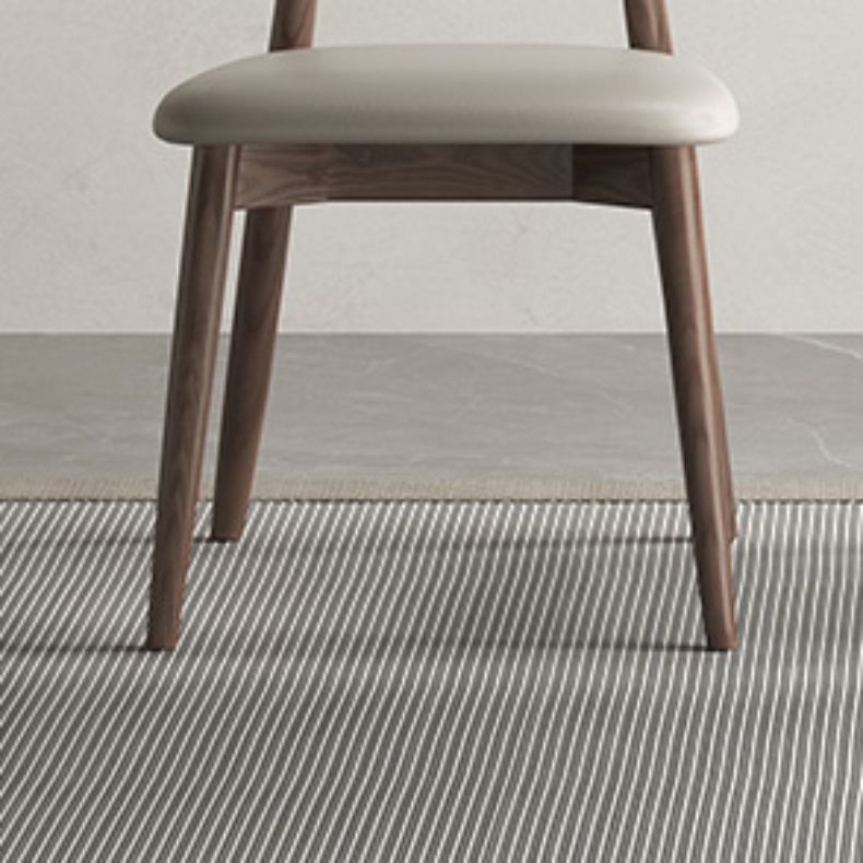Silla lateral de estilo moderno de madera silla de comedor de espalda abierta para cocina