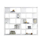 Modern Steel Bookcase Rectangular Shelves 71"H X 12" W Bookshelf for Office Clearhalo 'Bookcases' 'furn' 'furn_bookcases' 'Furniture' 'Office Furniture' 1200x1200_c184d9f1-50ee-4432-ad0d-11e201e48695