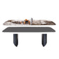 Sintered Stone Dining Table Set 1/4/5/7 Pieces Rectangle Contemporary Dining Set Clearhalo 'Dining Room Sets' 'Dining Tables & Seating' 'dining_room_set' 'furn' 'furn_dining_room_set' 'Furniture' 'Kitchen & Dining Furniture' 1200x1200_c1882200-d078-4f91-9fc6-482f0ad9bc51