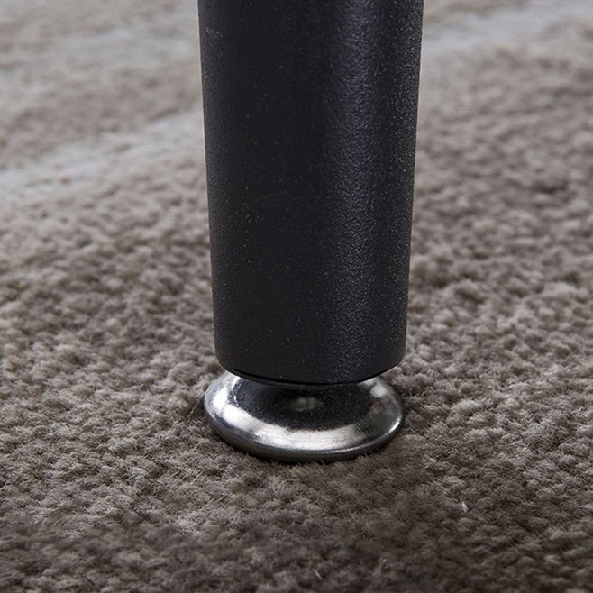 Modern Sintered Stone White Dining Set with Rectangle Table and Black Legs Dining Set Clearhalo 'Dining Room Sets' 'Dining Tables & Seating' 'dining_room_set' 'furn' 'furn_dining_room_set' 'Furniture' 'furniture_dining_room_set' 'Kitchen & Dining Furniture' 'kitchen&dining_furn' 'kitchen' 1200x1200_c18b267a-c0ae-4ea5-9e05-ad4072d64e14