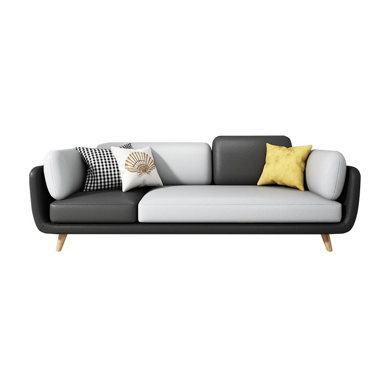 Contemporary Pillow Top Arm Reclining Loveseat for Living Room Clearhalo 'furn' 'furn_sofas' 'Furniture' 'furniture_sofas' 'kitchen' 'kitchen_sofas' 'Living Room Furniture' 'Sofa' 'sofas' 1200x1200_c18c6c87-418d-4bcf-8f33-d4ed85f94649