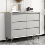 15.6-inch W Modern Storage Chest Stone Storage Chest Dresser with 3/6 Drawers