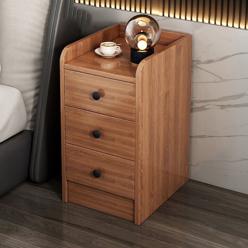 Comodino multi -cassetti moderno tavolo da notte in legno per camera da letto